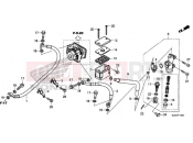 HONDA CB500FAJ CB500F ABS 2018 REAR BRAKE MASTER CYLINDER