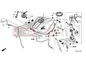 HONDA CB500FAJ CB500F ABS 2018 FUEL TANK / FUEL PUMP