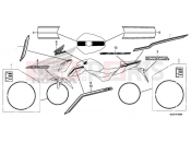 HONDA CB500FAJ CB500F ABS 2018 MARK / STRIPE