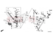 HONDA CB500XAJ CB500X ABS 2018 FRONT BRAKE MASTER CYLINDER