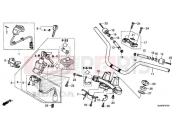 HONDA CB500XAJ CB500X ABS 2018 HANDLE PIP / TOP BRIDGE