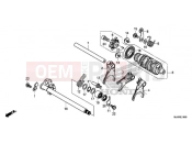 HONDA CB500XAJ CB500X ABS 2018 GEARSHIFT DRUM