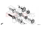HONDA CB500XAJ CB500X ABS 2018 TRANSMISSION (COUNTERSHAFT)