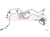HONDA CB500XAJ CB500X ABS 2018 BRAKE PIPE