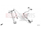 HONDA CB500XAJ CB500X ABS 2018 SIDE STAND