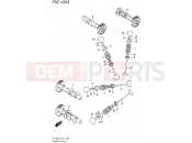 SUZUKI DL1000A L6 (2016) V-Strom (E21) 126A - CAMSHAFT/VALVE