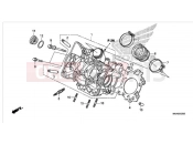 HONDA NC750DK NC750D 2019 CYLINDER HEAD