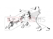 HONDA NC750DK NC750D 2019 FRONT BRAKE CALIPER