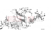 HONDA NC750DK NC750D 2019 RADIATOR