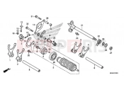 HONDA NC750DK NC750D 2019 GEARSHIFT DRUM