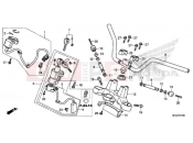 HONDA NC750DK NC750D 2019 HANDLE PIPE / TOP BRIDGE