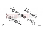 HONDA NC750DK NC750D 2019 TRANSMISSION (MAINSHAFT)