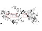 HONDA NC750DK NC750D 2019 Crankshaft / PISTON