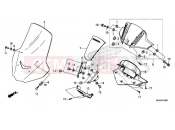 HONDA NC750DK NC750D 2019 METER VISOR / WINDSCREEN
