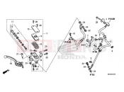 HONDA NC750DK NC750D 2019 FRONT BRAKE MASTER CYLINDER