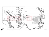 HONDA NSC110MPDK NSC110MPD 2019 F-5-10 FRONT BRAKE MASTER CYLINDER