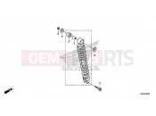 HONDA NSC110MPDK NSC110MPD 2019 F-36 REAR CUSHION