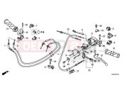 HONDA NSC110MPDK NSC110MPD 2019 F-4-10 HANDLE LEVER / SWITCH / CABLE