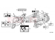 HONDA NSC110MPDK NSC110MPD 2019 F-47 CAUTION LABEL
