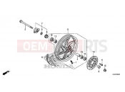 HONDA NSC110MPDK NSC110MPD 2019 F-20-40 FRONT WHEEL