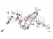 HONDA NSC110MPDK NSC110MPD 2019 F-42 FRAME BODY
