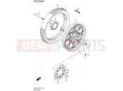 SUZUKI DL650XA L6 (2016) V-Strom (E21) 530C - FRONT WHEEL (DL650XAL6 E21)