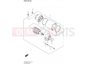 SUZUKI GSF1250SA L6 (2016) Bandit (E21) 301A - STARTING MOTOR