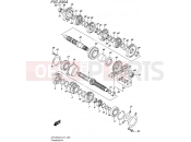 SUZUKI GSF1250SA L6 (2016) Bandit (E21) 206A - TRANSMISSION