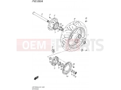 SUZUKI GSF1250SA L6 (2016) Bandit (E21) 550A - REAR WHEEL