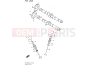 SUZUKI GSF1250SA L6 (2016) Bandit (E21) 126A - CAMSHAFT/VALVE