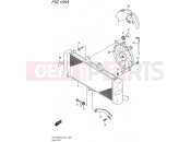 SUZUKI GSF1250SA L6 (2016) Bandit (E21) 185A - RADIATOR