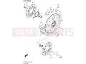 SUZUKI GSF1250SA L6 (2016) Bandit (E21) 530A - FRONT WHEEL