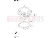 SUZUKI RMX450Z L6 (2016) (E19) 107A - CYLINDER