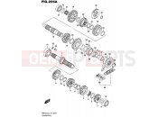 SUZUKI RMX450Z L6 (2016) (E19) 206A - TRANSMISSION