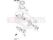 SUZUKI RMX450Z L6 (2016) (E19) 120A - CRANKSHAFT