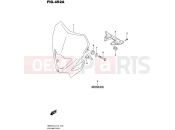 SUZUKI RMX450Z L6 (2016) (E19) 452A - HEADLAMP COVER