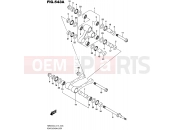 SUZUKI RMX450Z L6 (2016) (E19) 543A - REAR CUSHION LEVER
