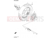 SUZUKI VL1500BT L6 (2016) Boulevard C90 (E19) 530A - FRONT WHEEL