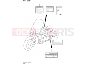 SUZUKI VL1500BT L6 (2016) Boulevard C90 (E19) 496B - LABEL (VL1500BTL6 E19)