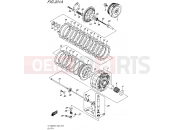 SUZUKI VL1500BT L6 (2016) Boulevard C90 (E19) 201A - CLUTCH