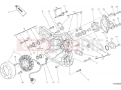 DUCATI Hypermotard GENERATOR COVER [MOD:HYM;XST:AUS,EUR,FRA,JAP,TWN]