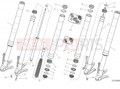DUCATI Hypermotard FRONT FORK [MOD:HYM;XST:AUS,EUR,FRA,JAP,TWN]