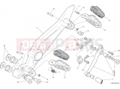 DUCATI Hypermotard SP FOOTRESTS, LEFT [MOD:HYM-SP;XST:AUS,EUR,FRA,JAP]