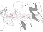 DUCATI Hyperstrada COWLING [MOD:HYP STR;XST:AUS,EUR,FRA,JAP,TWN]