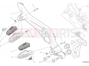 DUCATI Hyperstrada FOOTRESTS, RIGHT [MOD:HYP STR;XST:AUS,EUR,FRA,JAP,TWN]