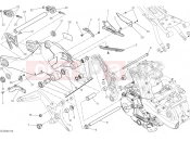 DUCATI Monster 821 Stripe FORCELLONE POSTERIORE [MOD:M821 STR;XST:AUS]