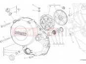 DUCATI Monster 1200 S Stripe CLUTCH COVER [MOD:M1200STR]