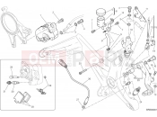 DUCATI Monster 1200 S Stripe REAR BRAKE SYSTEM [MOD:M1200STR]