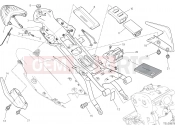 DUCATI Monster 1200 S Stripe REAR FRAME COMP. [MOD:M1200STR]