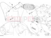 DUCATI Monster 1200 S Stripe SOSPENSIONE POSTERIORE [MOD:M1200STR]